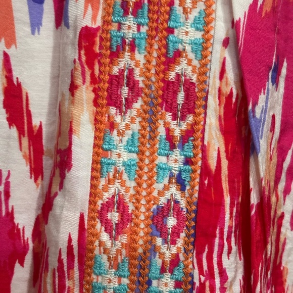 Savanna Jane Multicolor Boho Blouse - Picture 5 of 7